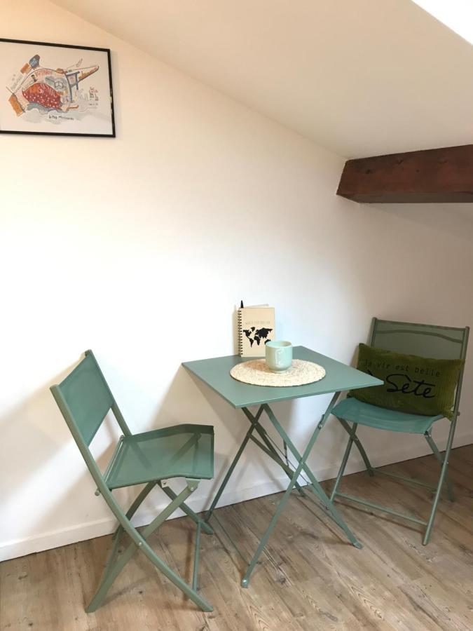 Chaleureux Studio Mansarde - Coeur De Ville De Sète Eksteriør bilde