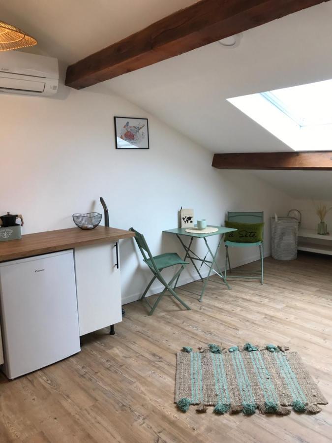 Chaleureux Studio Mansarde - Coeur De Ville De Sète Eksteriør bilde