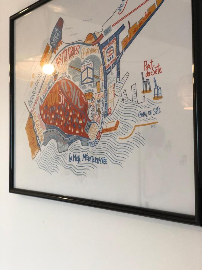Chaleureux Studio Mansarde - Coeur De Ville De Sète Eksteriør bilde
